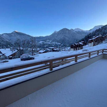 Saint-Jean-dʼAulps Dans Residence Neuve Le Snow Roc Sur Les Pistes, Grand Studio Cosy 5 Pers Avec Terrasse Panoramique, Sauna, Wifi מראה חיצוני תמונה