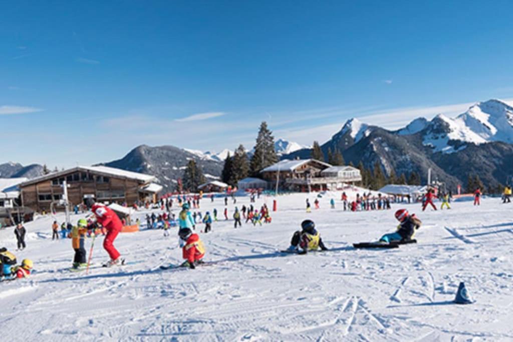 Saint-Jean-dʼAulps Dans Residence Neuve Le Snow Roc Sur Les Pistes, Grand Studio Cosy 5 Pers Avec Terrasse Panoramique, Sauna, Wifi מראה חיצוני תמונה
