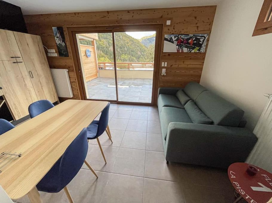Saint-Jean-dʼAulps Dans Residence Neuve Le Snow Roc Sur Les Pistes, Grand Studio Cosy 5 Pers Avec Terrasse Panoramique, Sauna, Wifi מראה חיצוני תמונה