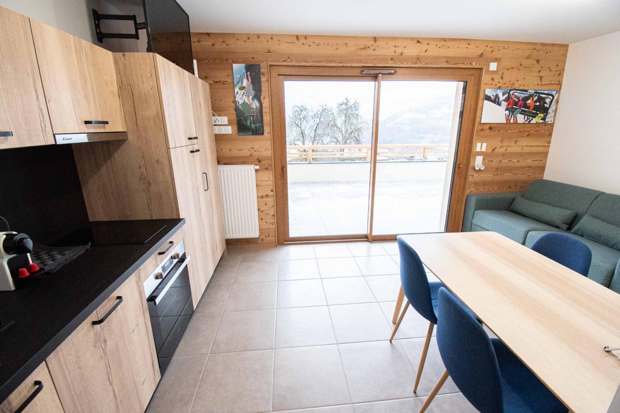 Saint-Jean-dʼAulps Dans Residence Neuve Le Snow Roc Sur Les Pistes, Grand Studio Cosy 5 Pers Avec Terrasse Panoramique, Sauna, Wifi מראה חיצוני תמונה