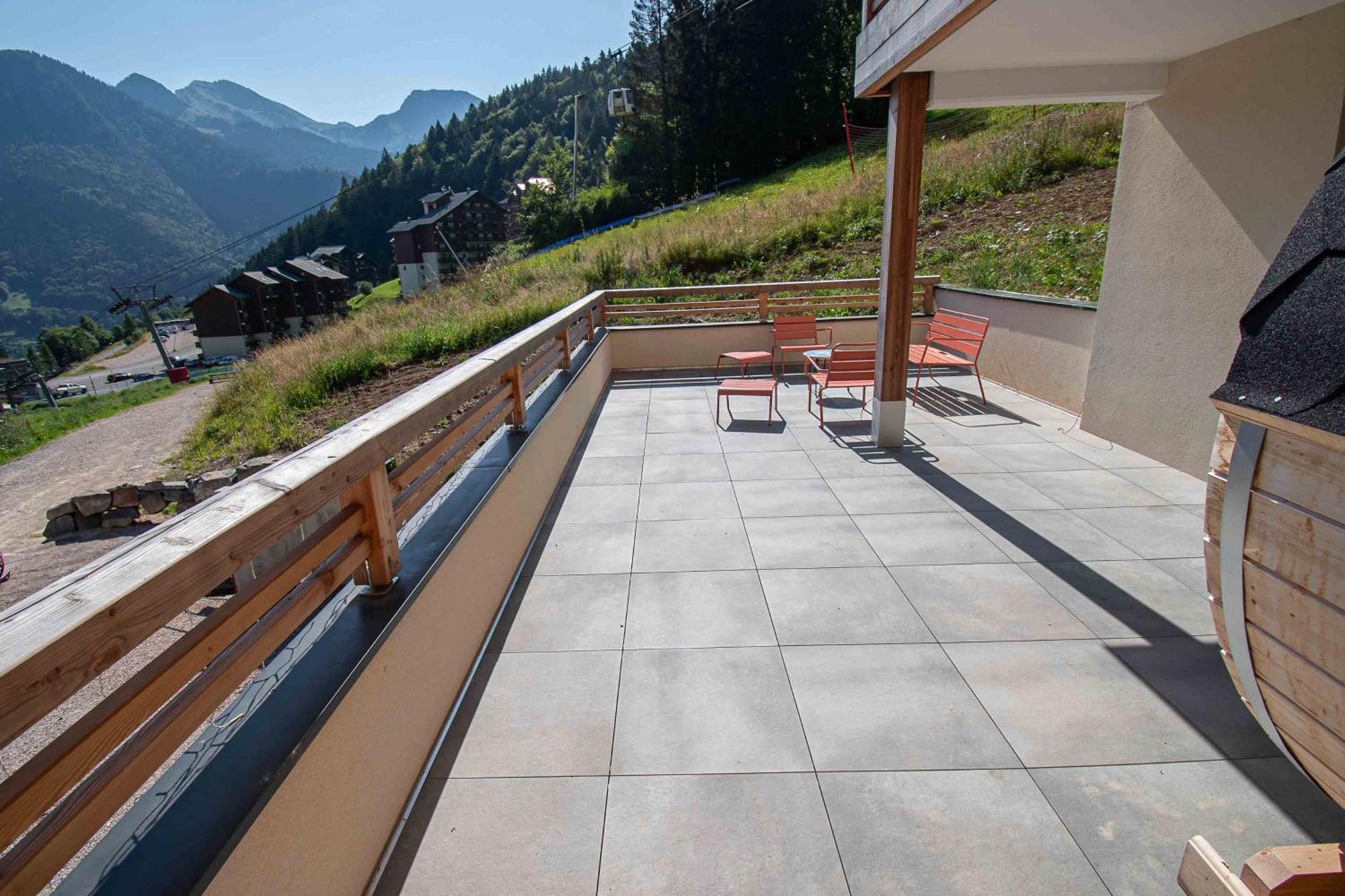 Saint-Jean-dʼAulps Dans Residence Neuve Le Snow Roc Sur Les Pistes, Grand Studio Cosy 5 Pers Avec Terrasse Panoramique, Sauna, Wifi מראה חיצוני תמונה