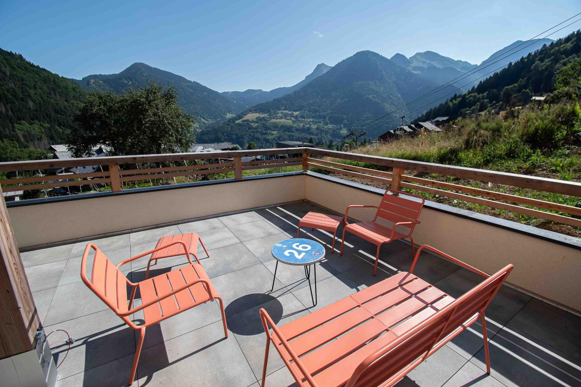 Saint-Jean-dʼAulps Dans Residence Neuve Le Snow Roc Sur Les Pistes, Grand Studio Cosy 5 Pers Avec Terrasse Panoramique, Sauna, Wifi מראה חיצוני תמונה
